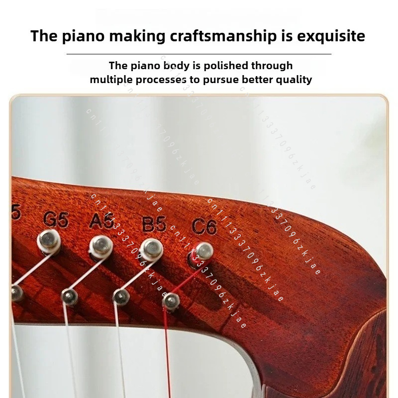 Musical Instrument With Strings - Handmade 15 Tone Harp Sound Therapy