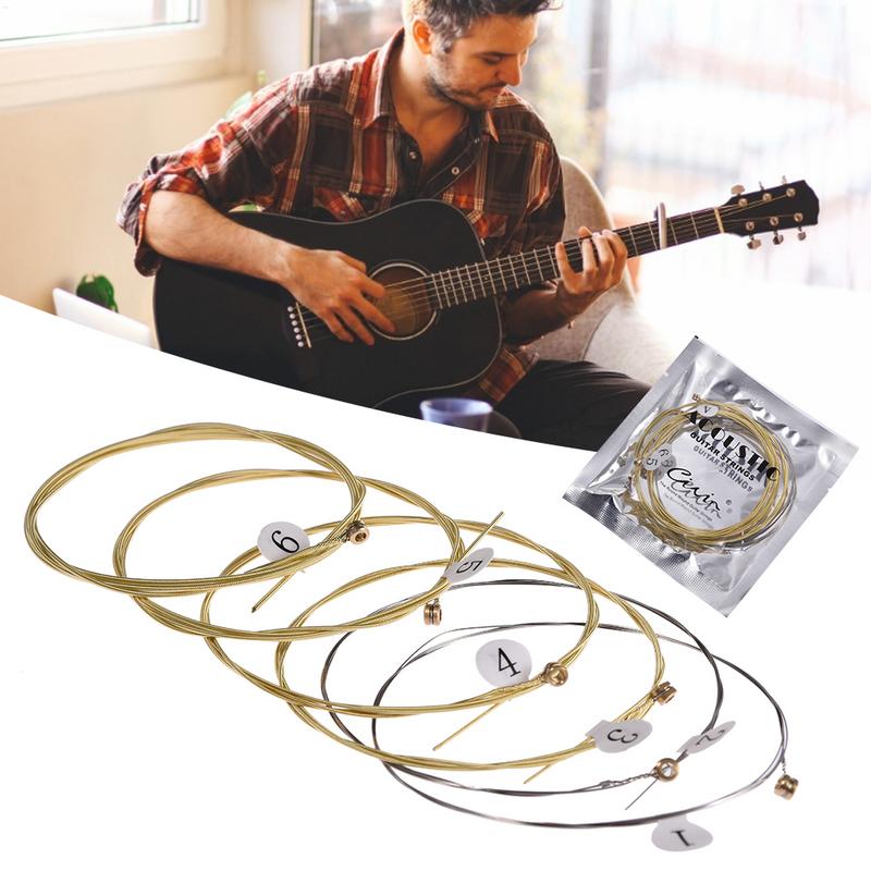 Musical Instrument With Strings - 6Pcs High-Quality Acoustic Guitar Strings Replacement