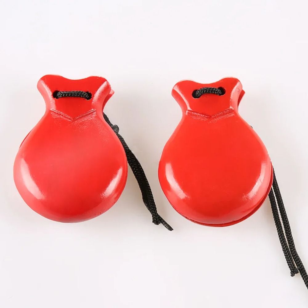 Castanet Flamenco - Wooden Spanish Castanets Hand Clapper Professional