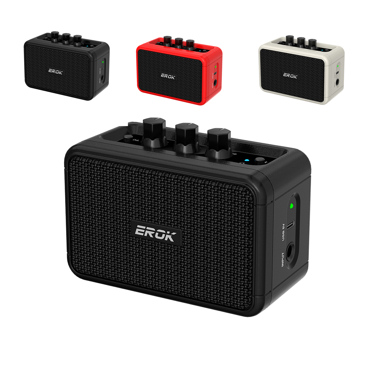 Musical Instrument Amplifier - Portable EROK Mini 5W Guitar Amp