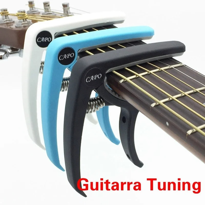 Musical Instrument With Strings - Plastic Guitar Capo for 6 String