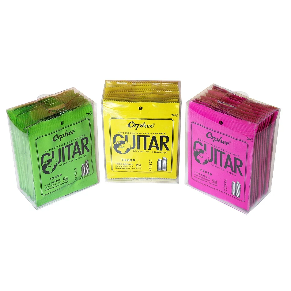 Musical Instrument With Strings - Orphee 10 Sets TX620/TX630/TX640 Acoustic Guitar