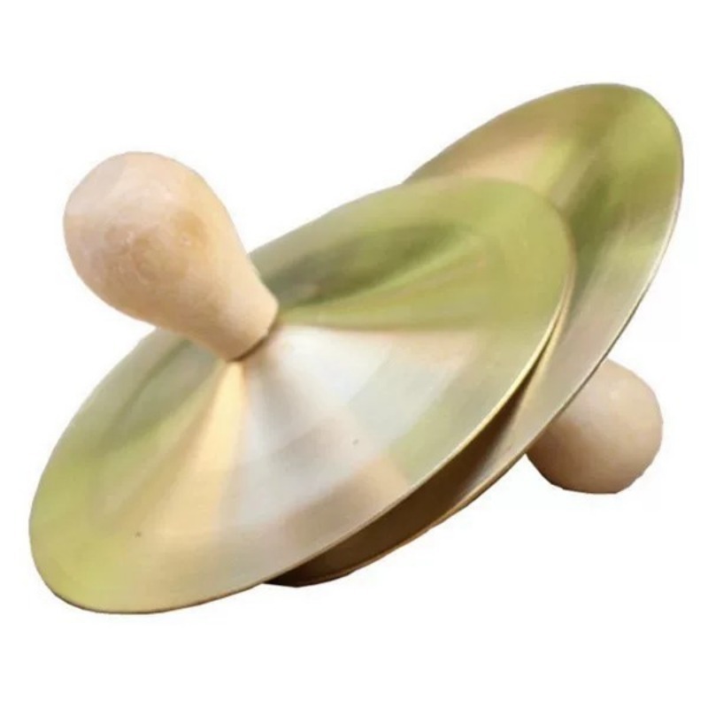 Musical Instrument Maraca - 1 Set Hand Percussion Copper Cymbals