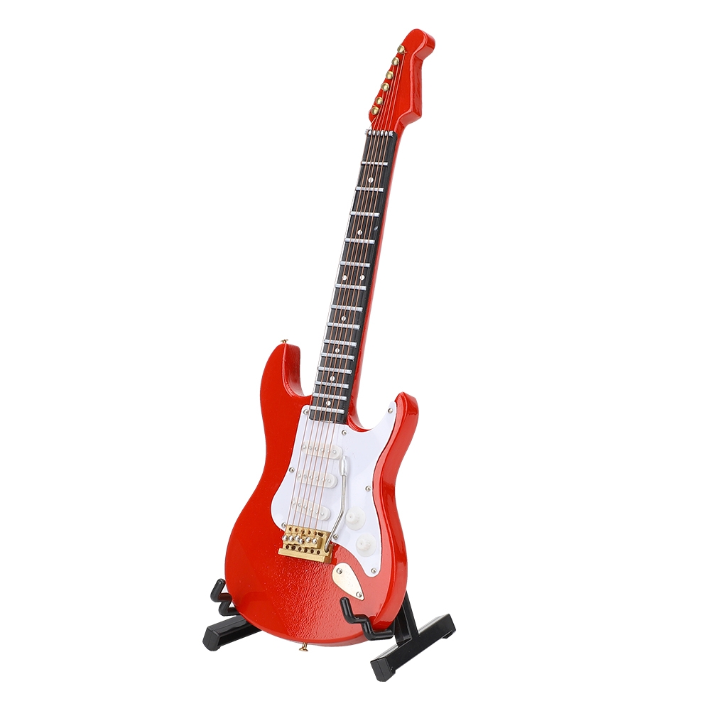 Miniature Red Electric Guitar  - Musical Instrument Of review and price