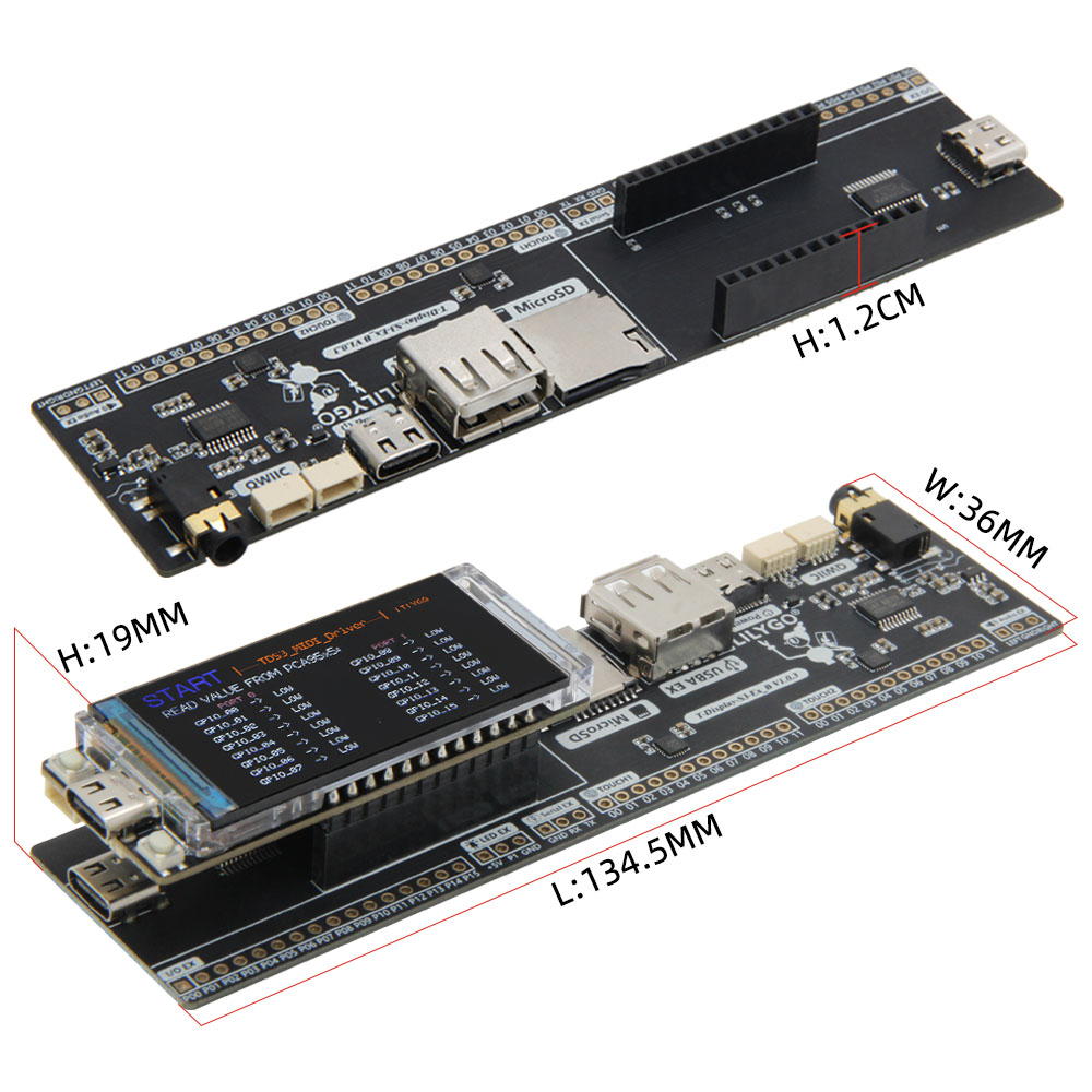 T-Display-S3 MIDI Shield Devel - Musical Instrument Digital Interface review and price