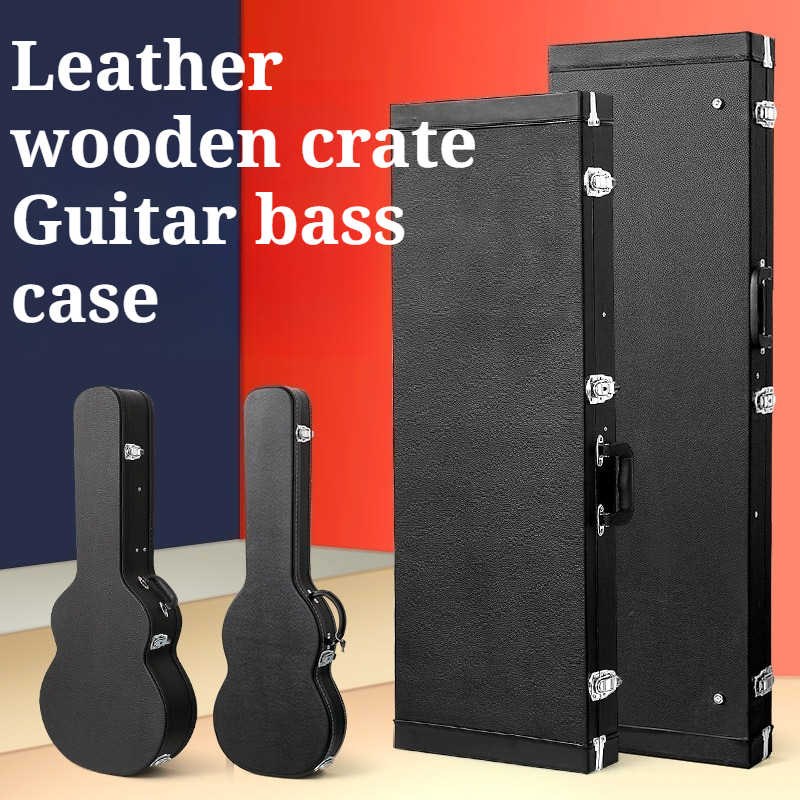 Leather Wooden Electric Guitar - Musical Instrument Box review and price