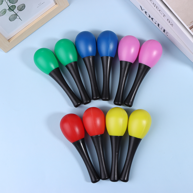 2Pcs Plastic Maracas Sand Hamm - Musical Instrument Maraca review and price