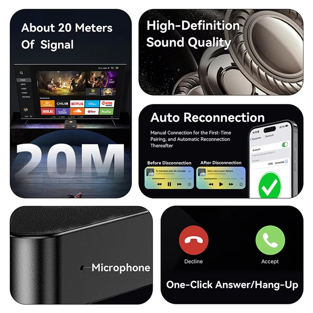 Bluetooth 6.0 Receiver 3.5mm A - Musical Instrument Amplifier review and price