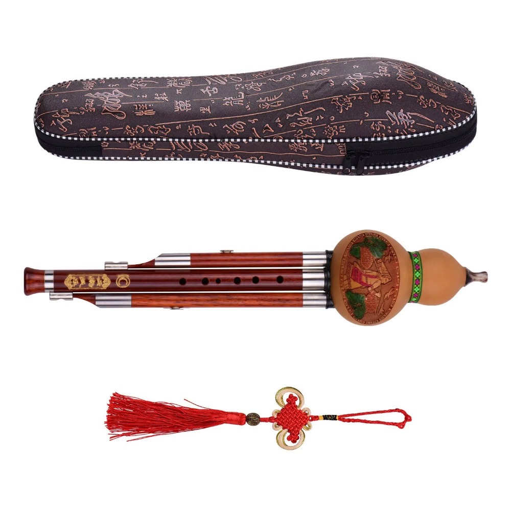 3-Tone C Key Hulusi Gourd Flut - Musical Instrument Flute review and price