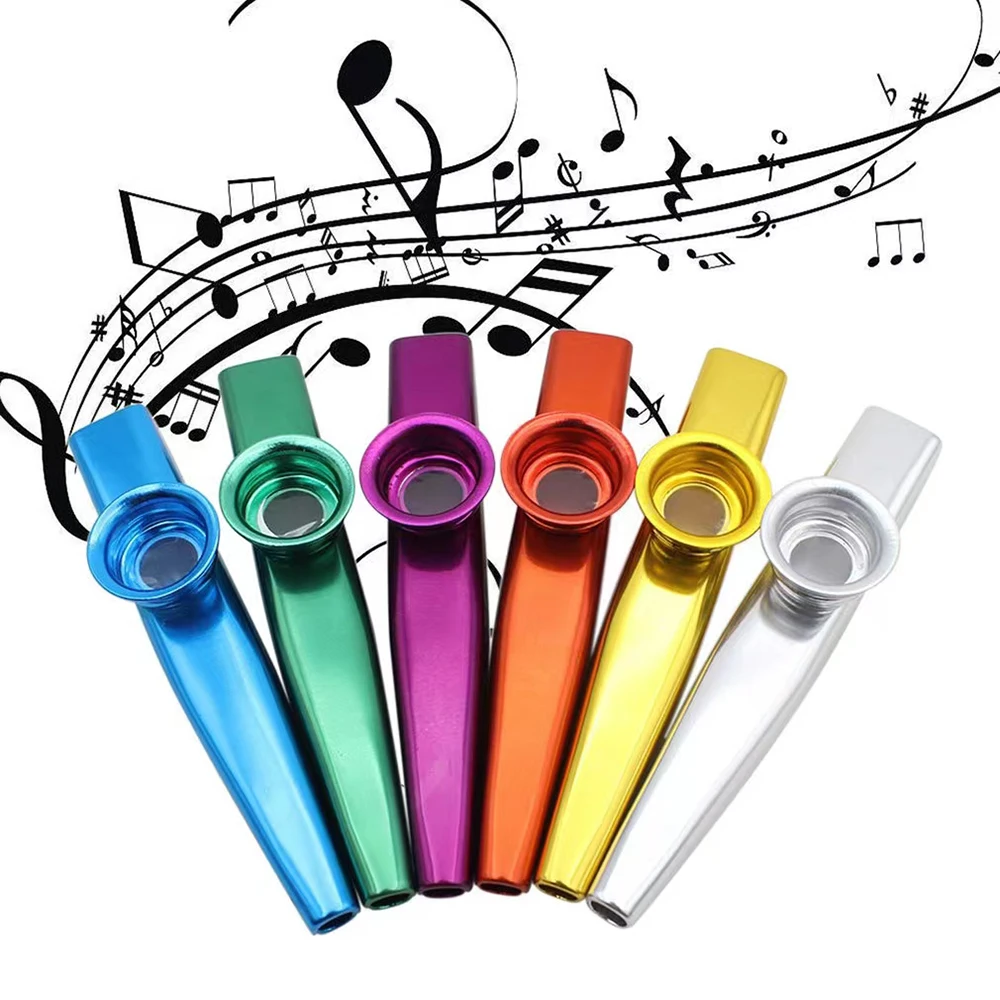 Colourful Kazoo Golden Metal K - Musical Instrument Flute review and price