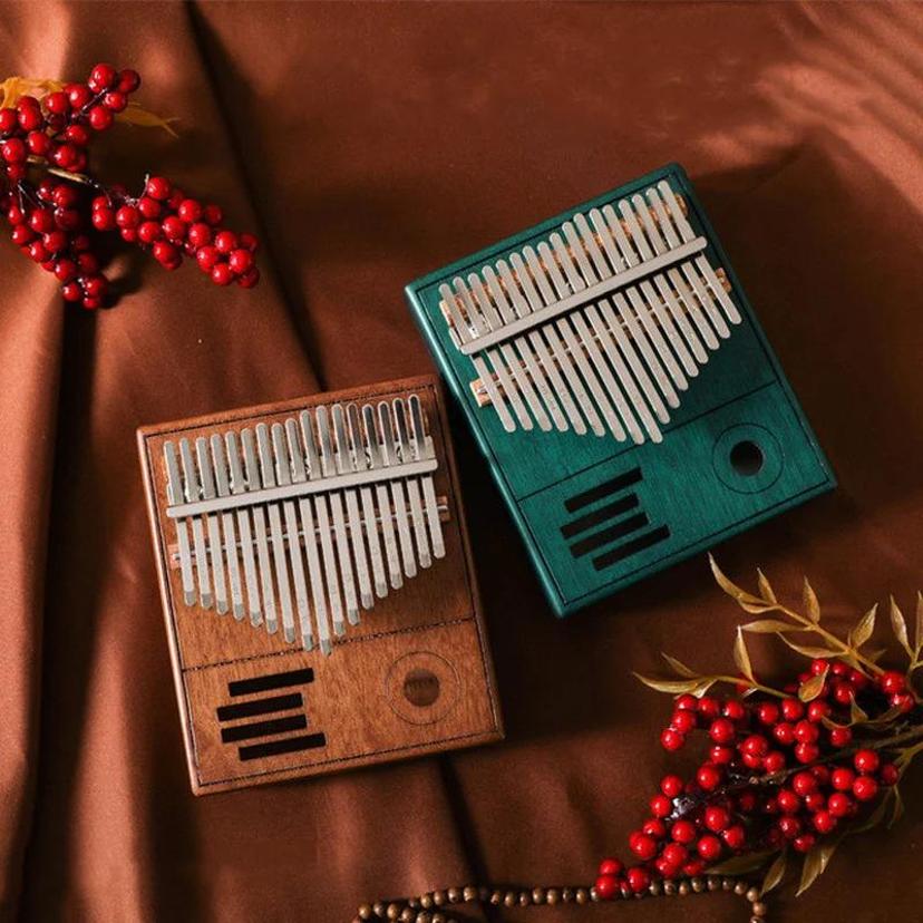 Retro Kalimba 17 Key Thumb Pia - Musical Instrument Box review and price