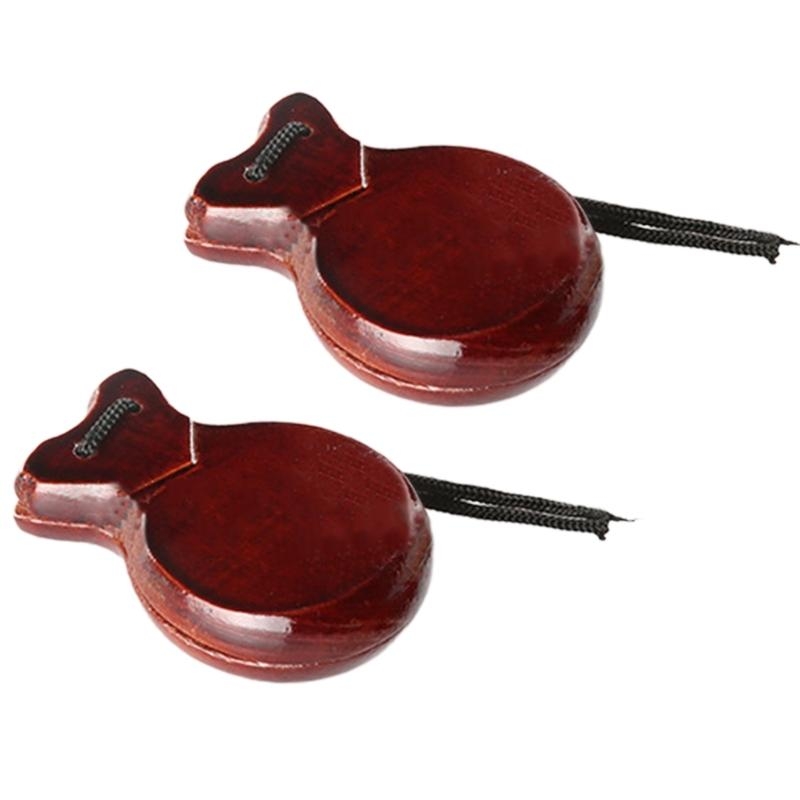 2Pcs Traditional Castanet Wood - Castanet Flamenco review and price