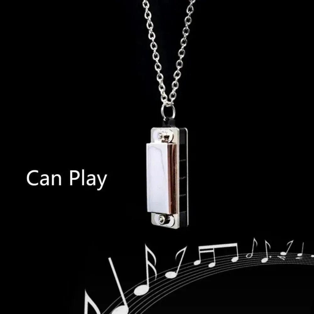 Mini Harmonica Necklace Men an - Musical Instrument Blow review and price