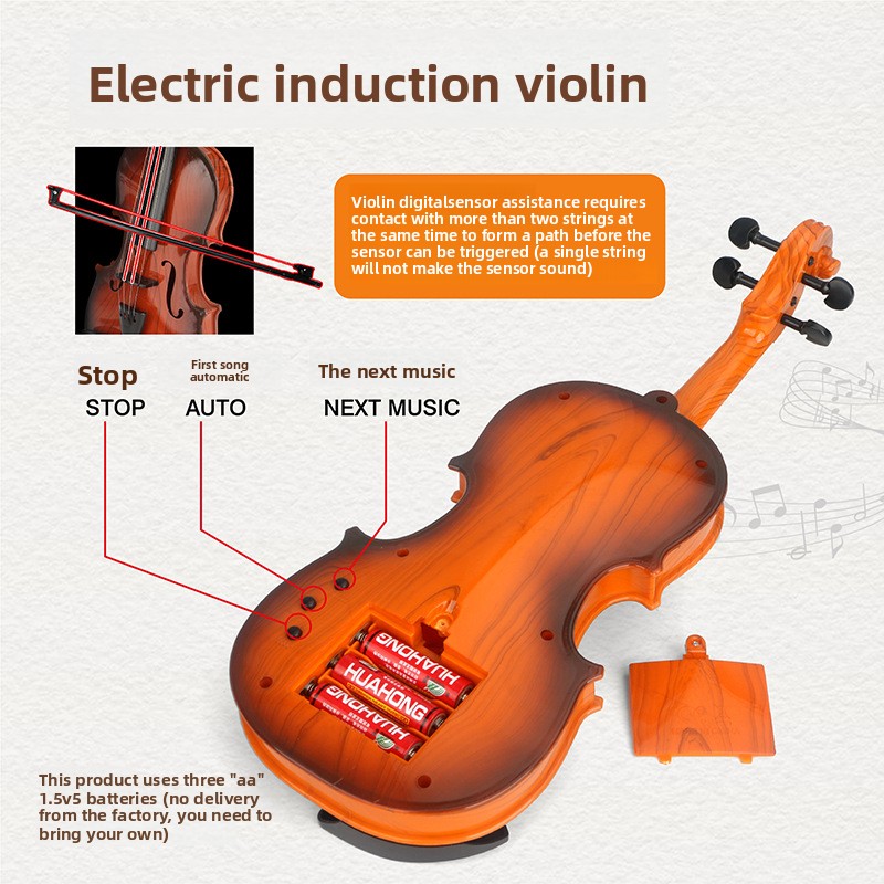 Acoustic Violin Toys Adjustabl - Musical Instrument Maraca review and price