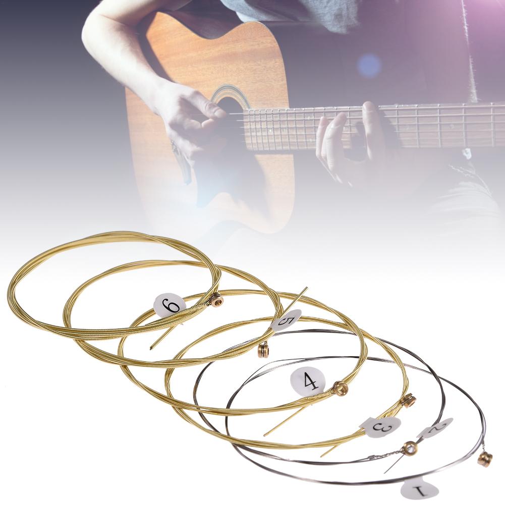 6pcs/set Universal Acoustic Gu - Musical Instrument With Strings review and price