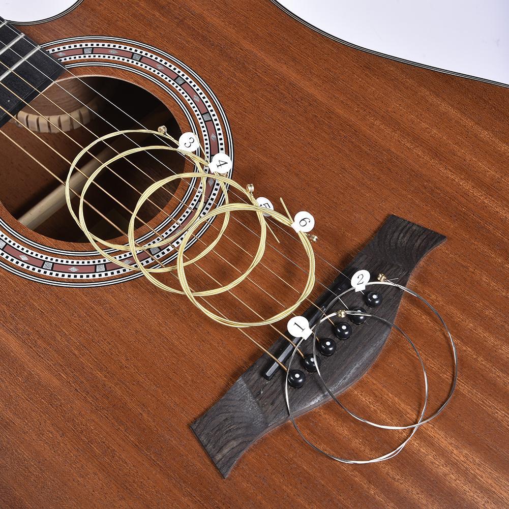 6pcs/set Universal Acoustic Gu - Musical Instrument With Strings review and price