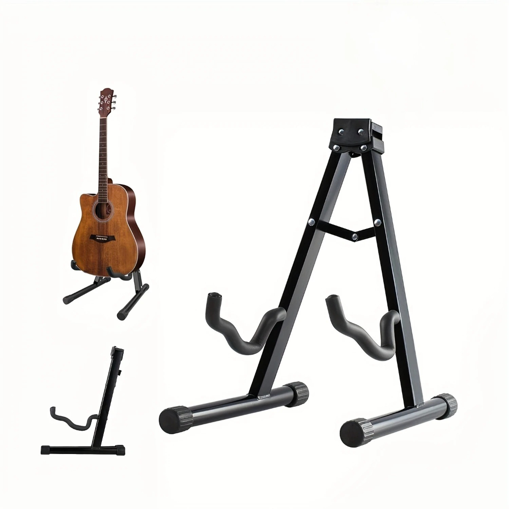 Portable Foldable Guitar Stand - Musical Instrument With Strings review and price